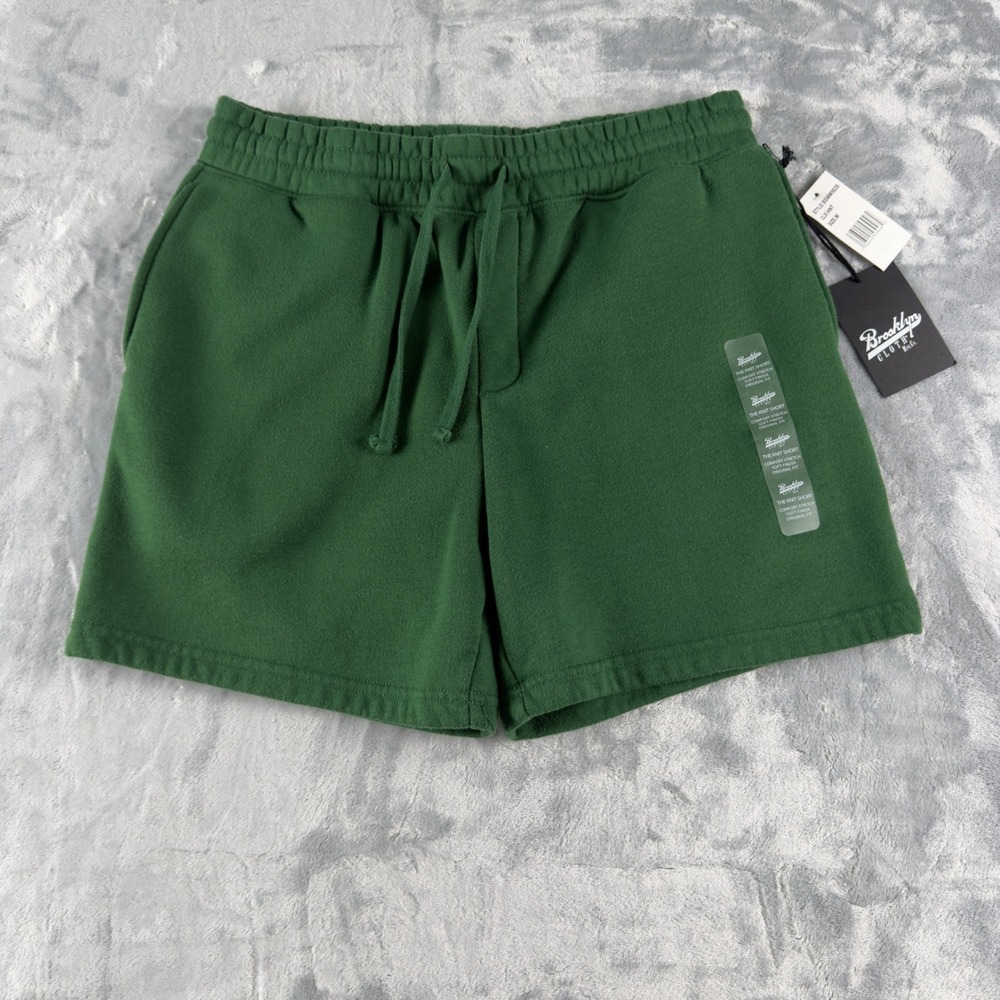 Brooklyn Cloth Mens Knit Shorts Hunter Green BSMM563S Size M NWT